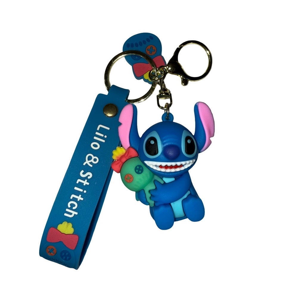 Lilo & Stitch Blue Keychain Toy